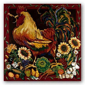 Rooster Harvest by Suzanne Etienne
