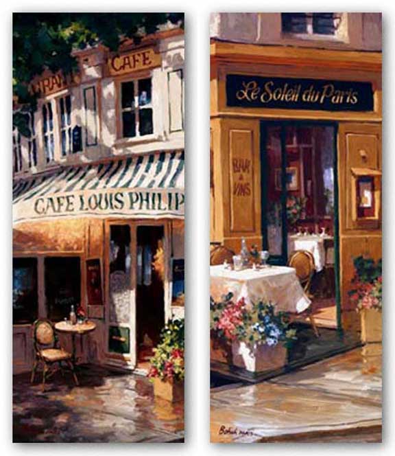 August Afternoon and La Petite Terrasse Set by George Botich