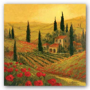 Poppies Of Toscano II by Art Fronckowiak