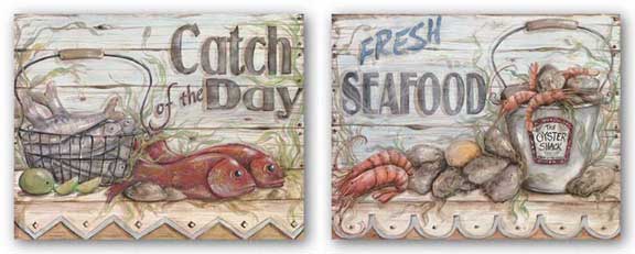 Fisherman's Catch III and IV Set by Kate McRostie