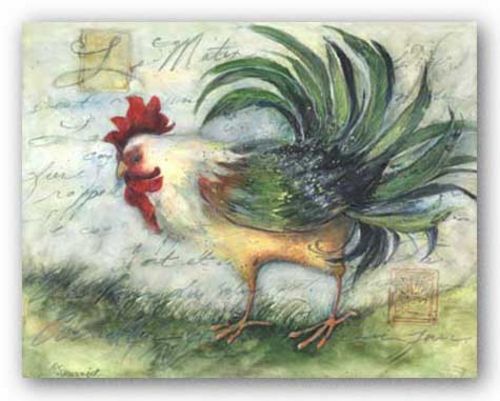Le Rooster IV by Susan Winget