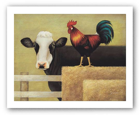 Barnyard Cow by Lowell Herrero
