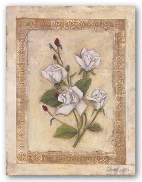 Rosas Blancas ll by Celeste Peters