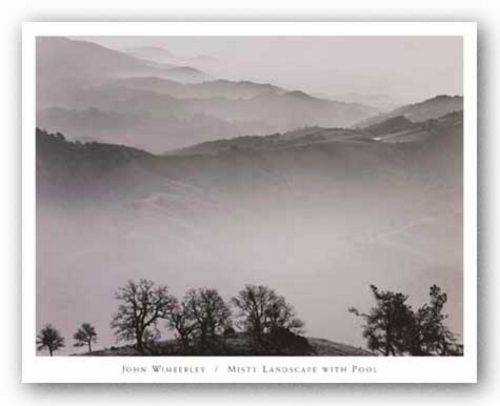Misty Landscape with Pool by John Wimberly