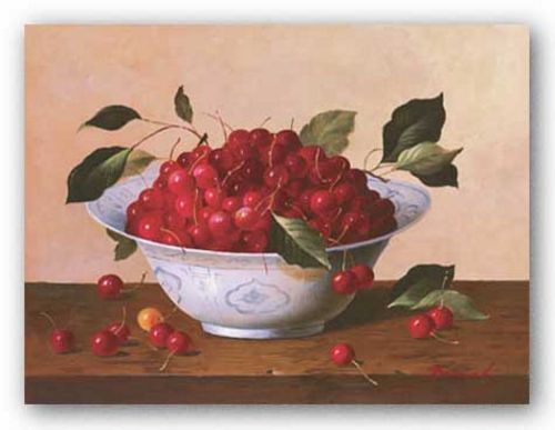 Still Life With Cherries by Bianchi
