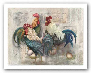 Rooster Trio by Alma Lee