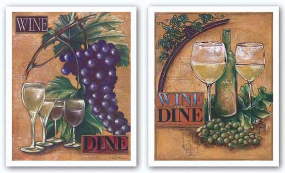 Wine and Dine Set by Susan Osborne
