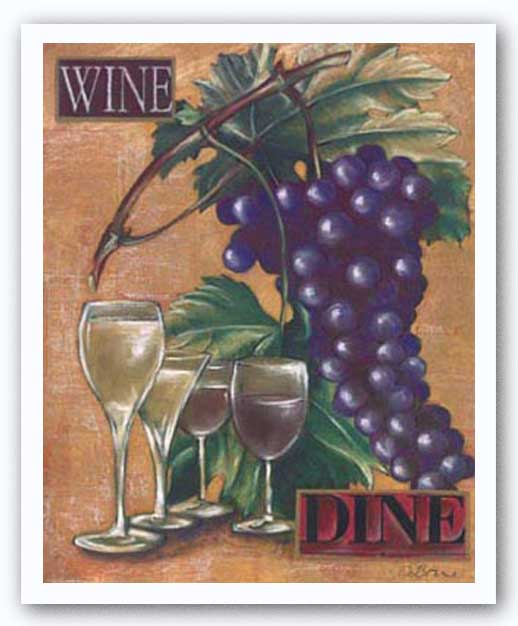 Wine and Dine I by Susan Osborne
