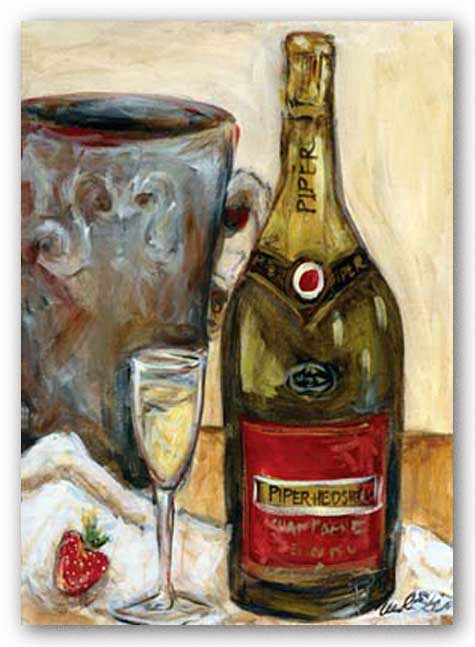 Champagne and Strawberries by Nicole Etienne