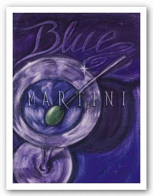 Blue Martini by Darrin Hoover