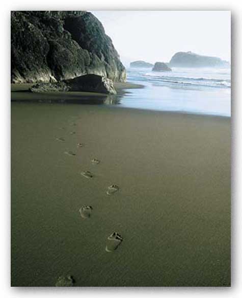 Ocean Footprints by Ruth Burke