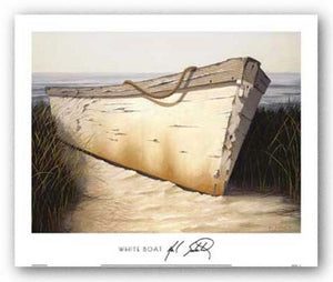 White Boat by Karl Soderlund