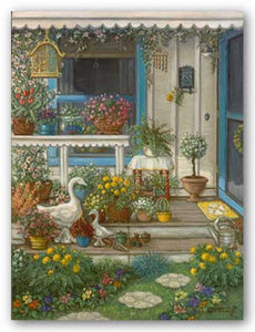 Spring Front Porch by Janet Kruskamp