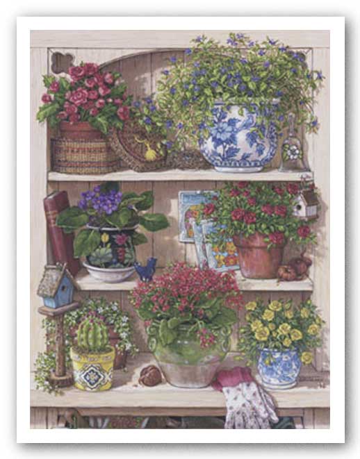 Flower Cupboard by Janet Kruskamp
