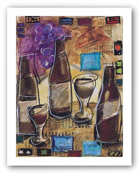 Wine Cellar I by Tanya M. Fischer