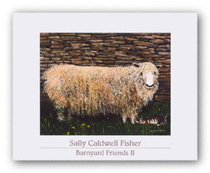 Barnyard Friends II - Portia and Weezer by Sally Caldwell Fisher