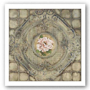Victorian Tile - Rose by Peggy Abrams