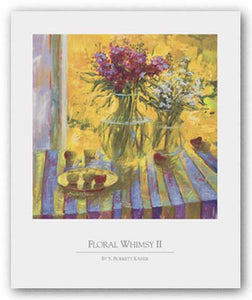 Floral Whimsy II by S. Burkett Kaiser