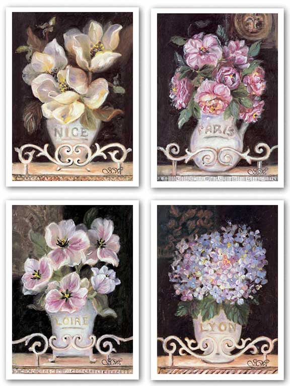 Hydrangeas - Tulips - Carnelias - Magnolias Set by Shari White