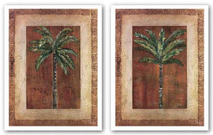 Palm With Border Set by Heather Duncan