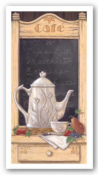 Coffee 'N Fruit I by Janet Kruskamp