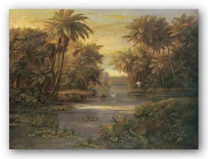 Lagoon At Daybreak by Montoya