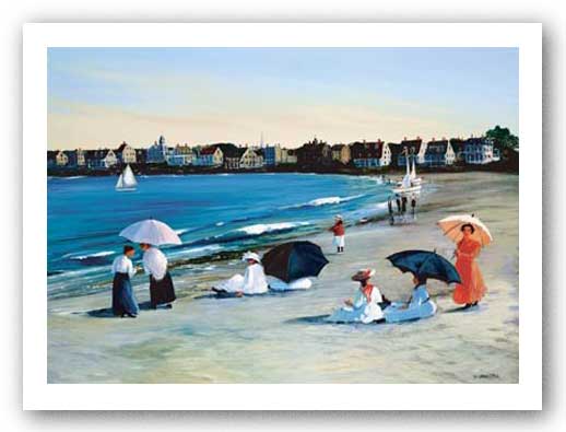 Beach Umbrellas by Sally Caldwell Fisher