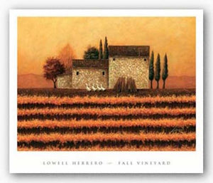 Fall Vineyard by Lowell Herrero