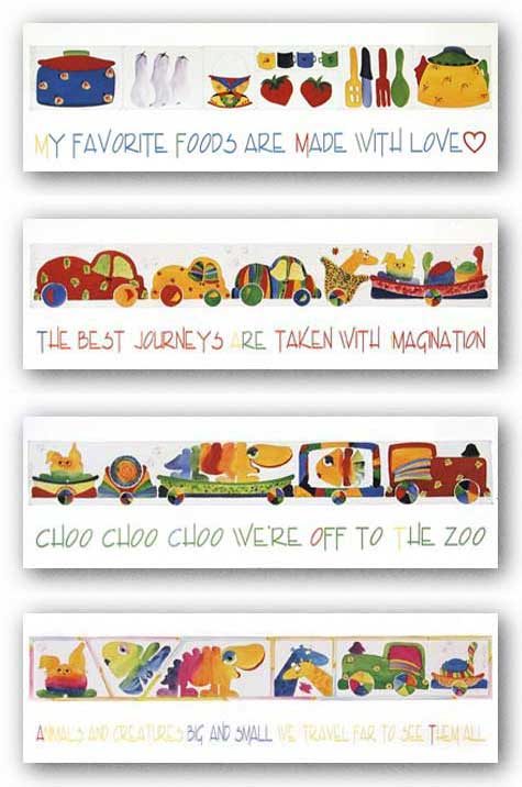 Favorite Foods-Imagination-Choo Choo-Animals and Creatures Set by Liat Yishay