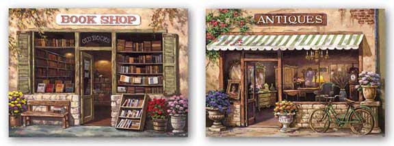 Antique Shop and Book Shop Set by Sung Kim