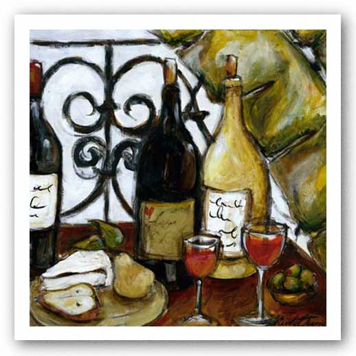 Cheese And Wine by Nicole Etienne