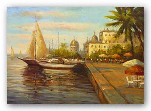 Santo Domingo Harbor by Enrique Bolo