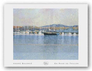 En Rade De Toulon by Andre Bourrie