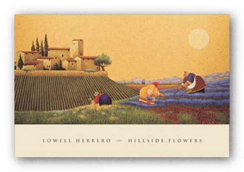 Hillside Flowers by Lowell Herrero