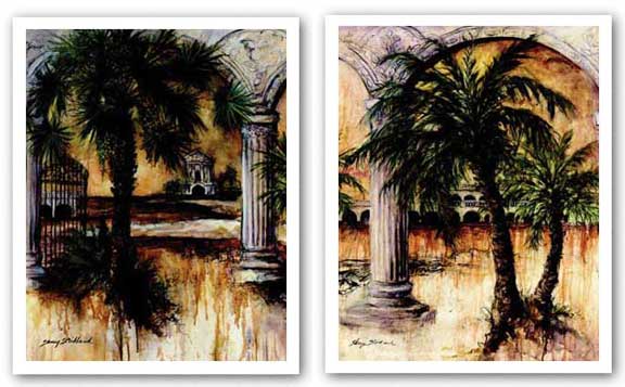 Two Palms and Gateway of Palms Set by Sherry Strickland