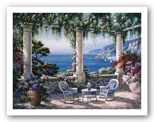 Mediterranean Terrace by Sung Kim