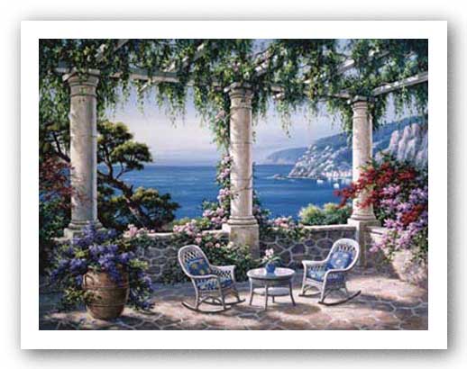 Mediterranean Terrace by Sung Kim