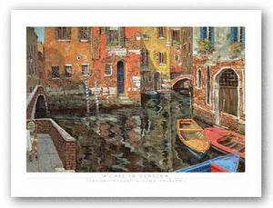 Cafe In Venice by Viktor Shvaiko