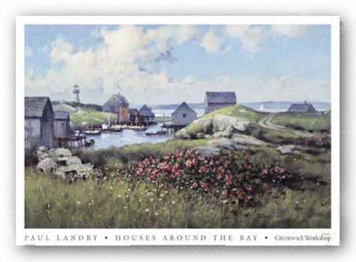 Houses Around The Bay by Paul Landry