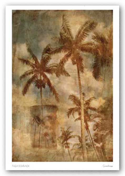 Retro Palms 1 by Thea Schrack