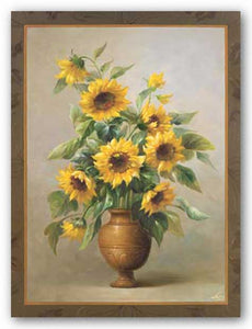 Sunflowers In Bronze I by Welby
