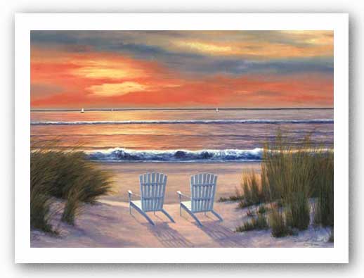 Paradise Sunset by Diane Romanello