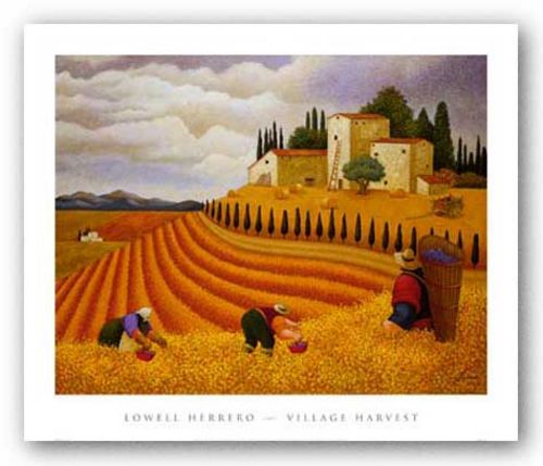 Village Harvest by Lowell Herrero