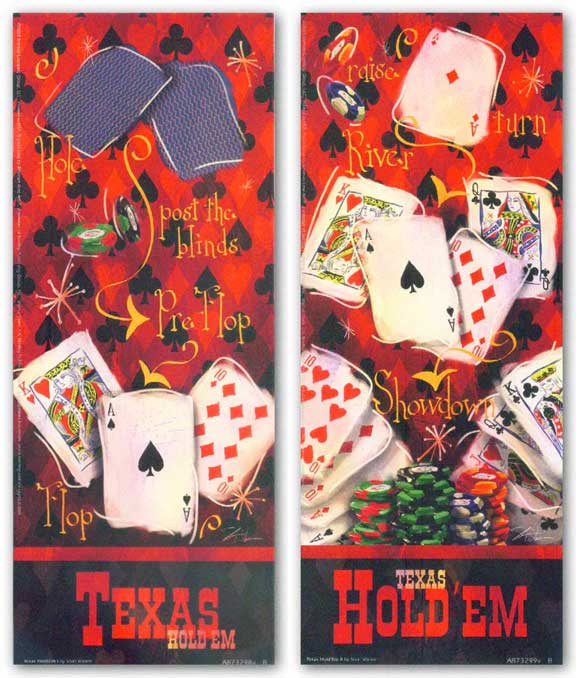 Texas Hold 'Em Set by Shari Warren