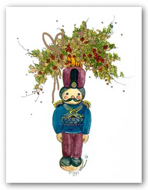 Toy Soldier Ornament by Peggy Abrams