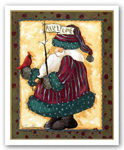 Welcome Santa by Peggy Abrams