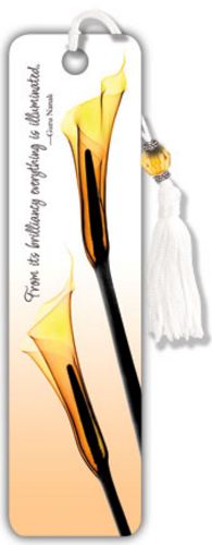 Yellow Calla Lily by Beaded Bookmark
