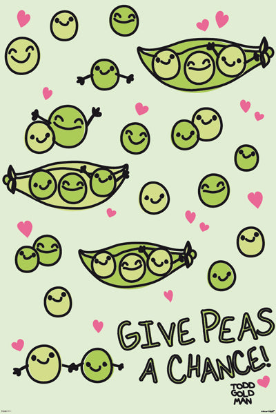 Give Peas A Chance by Todd Goldman