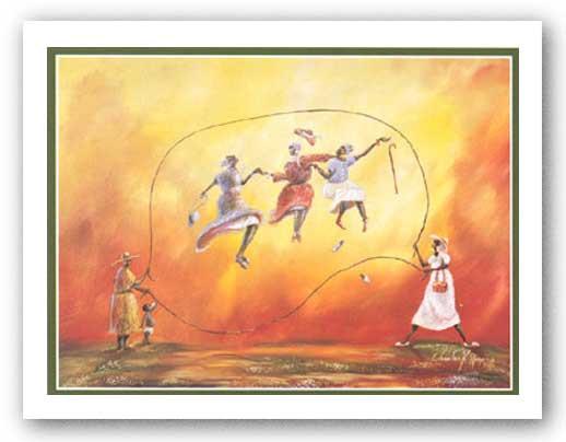 Golden Girls Jump Rope by Charles Rogers