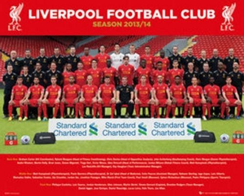 Liverpool Football Team Photo 2013-2014